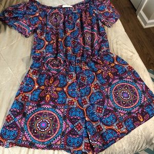 Mandala Print Romper